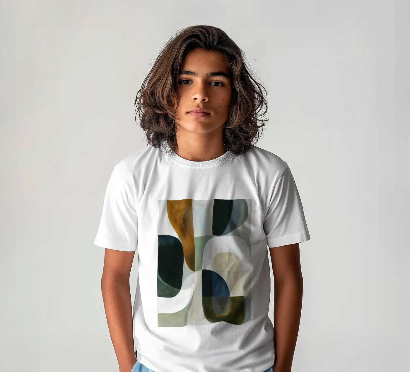 Abstract Composition t-shirt enfant de Rustic Grace Studio 02