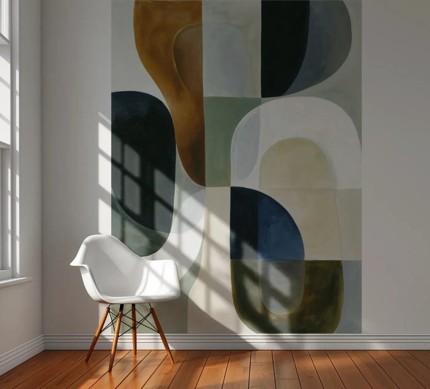 Abstract Composition fotobehang van Rustic Grace Studio 02