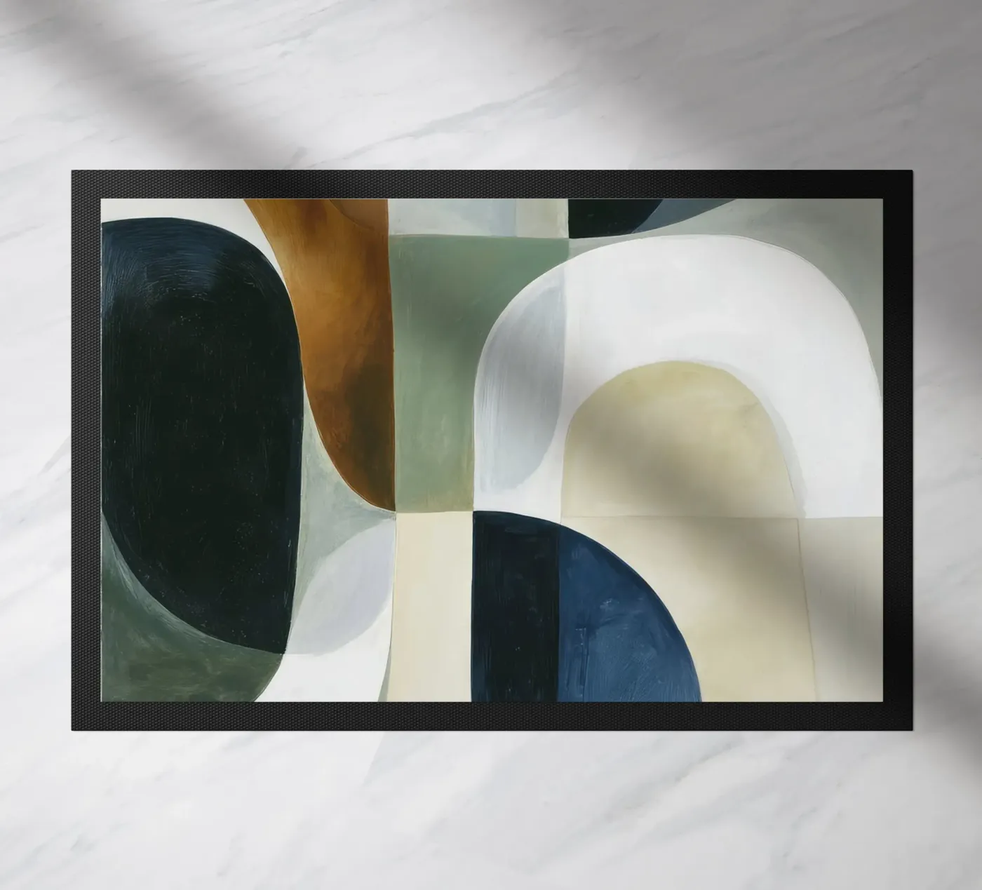 Abstract Composition Fußmatte von Rustic Grace Studio 02