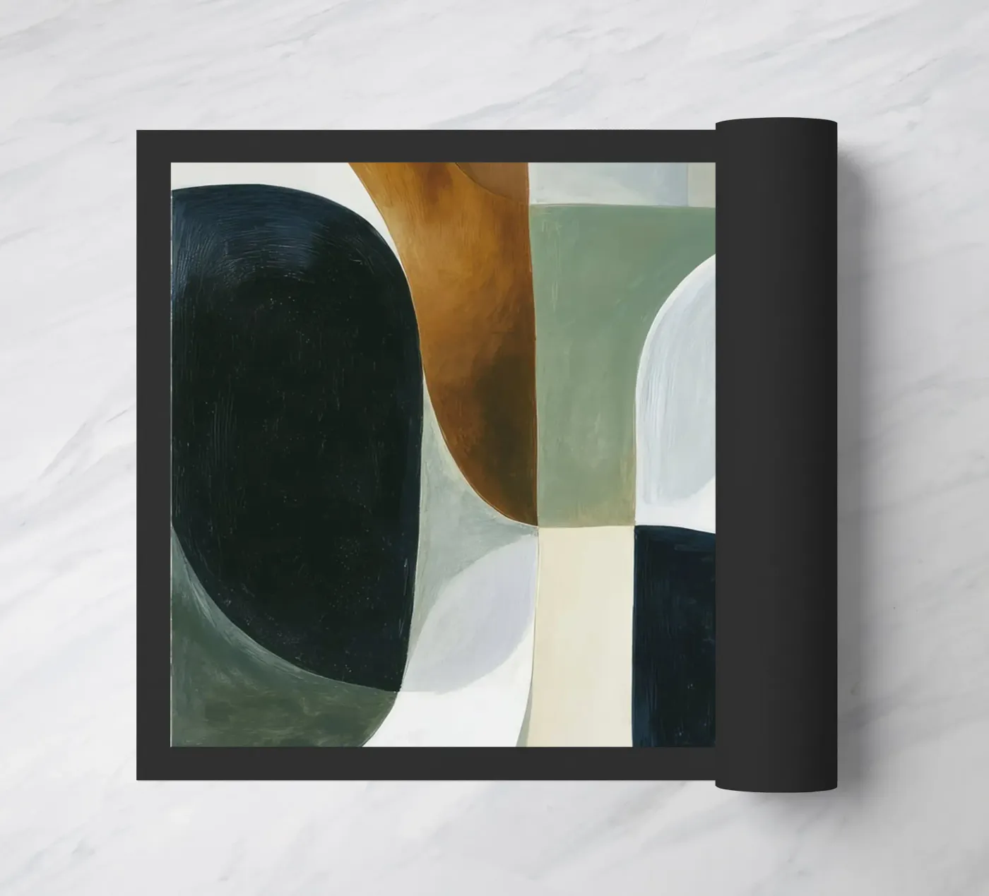 Abstract Composition Fußmatte von Rustic Grace Studio 02