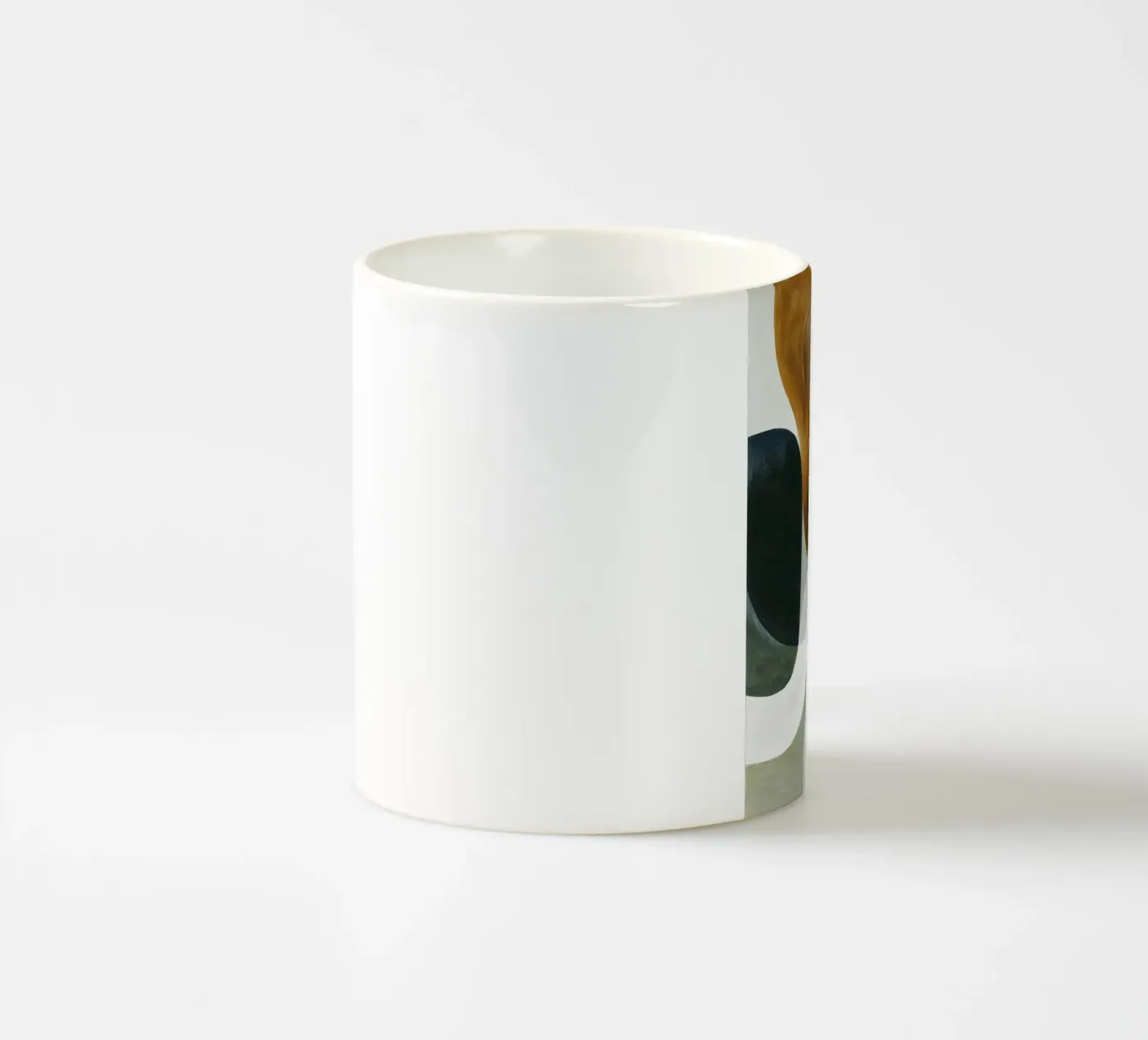 Abstract Composition ceramic mug by Rustic Grace Studio 02