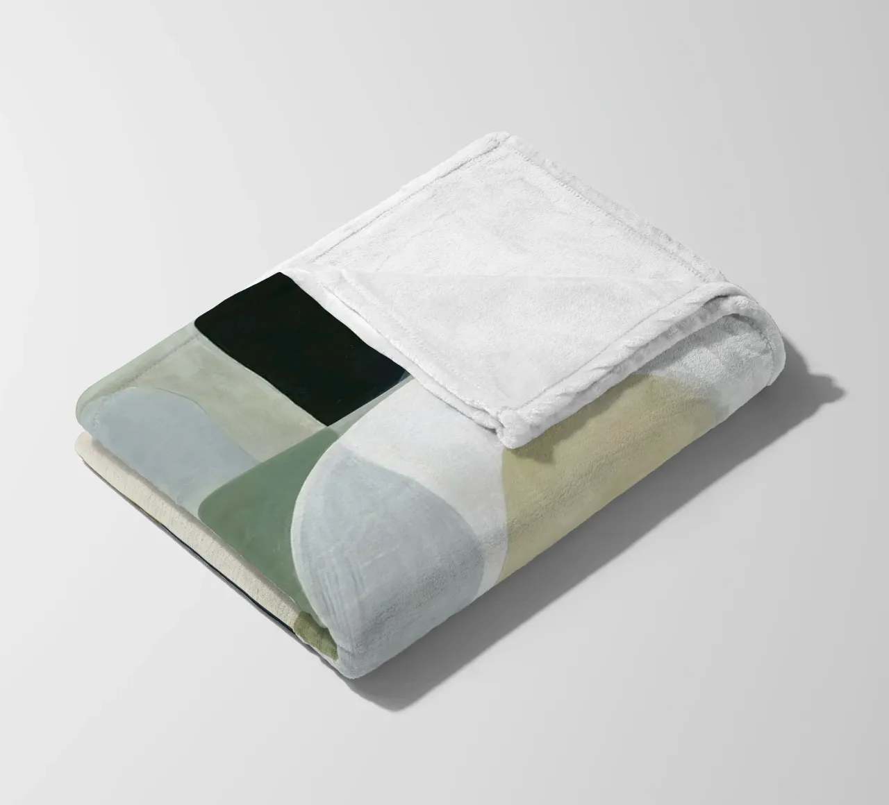 Abstrakte Komposition Fleecedecke von Rustic Grace Studio 02