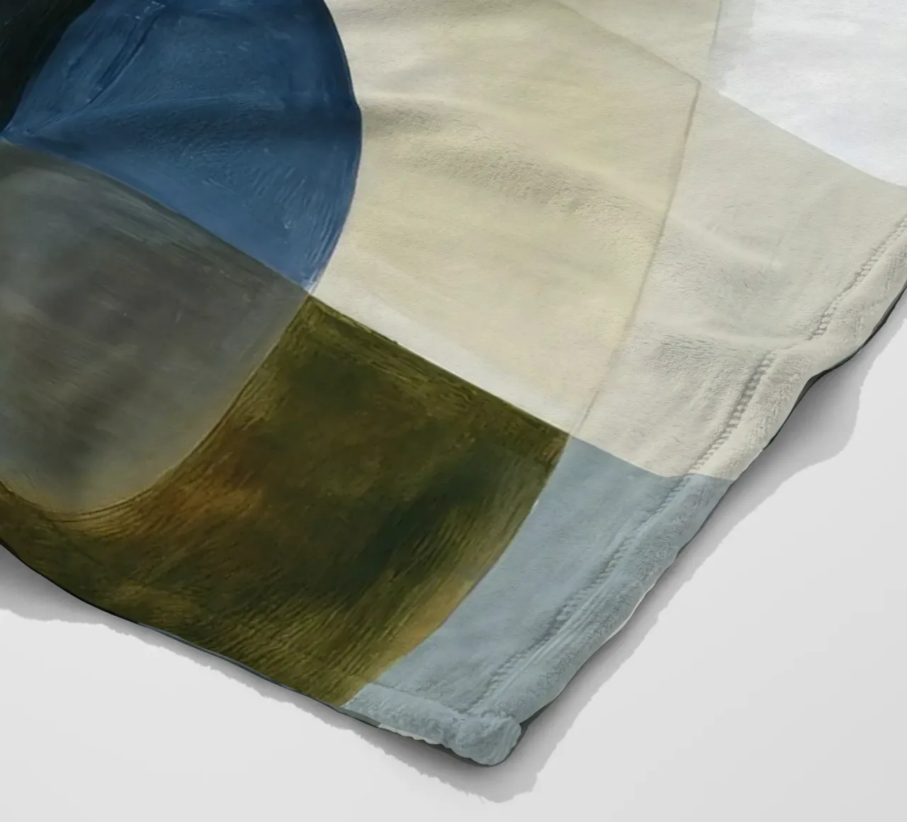 Abstrakte Komposition Fleecedecke von Rustic Grace Studio 02