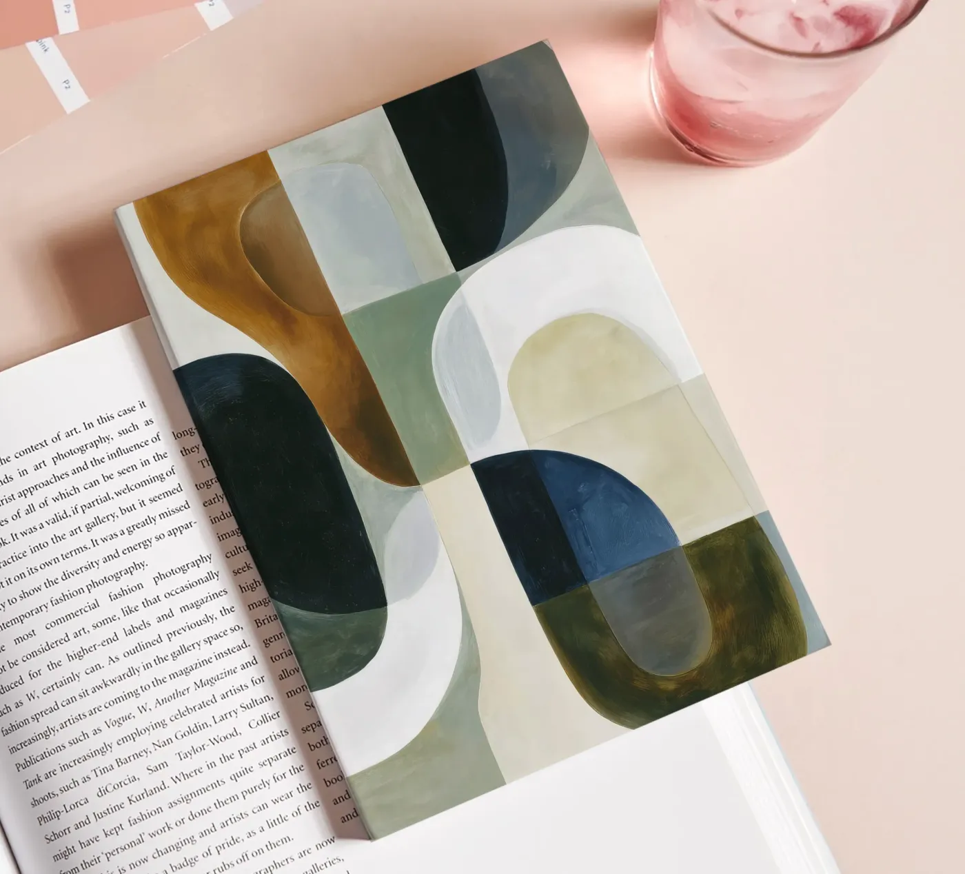Abstract Composition notebook by Rustic Grace Studio 02