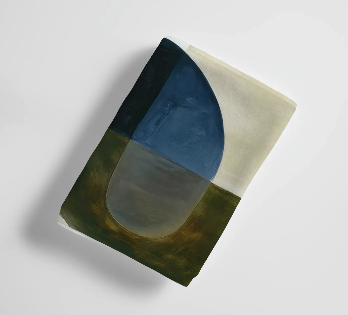 Abstracte compositie badhanddoek van Rustic Grace Studio 02