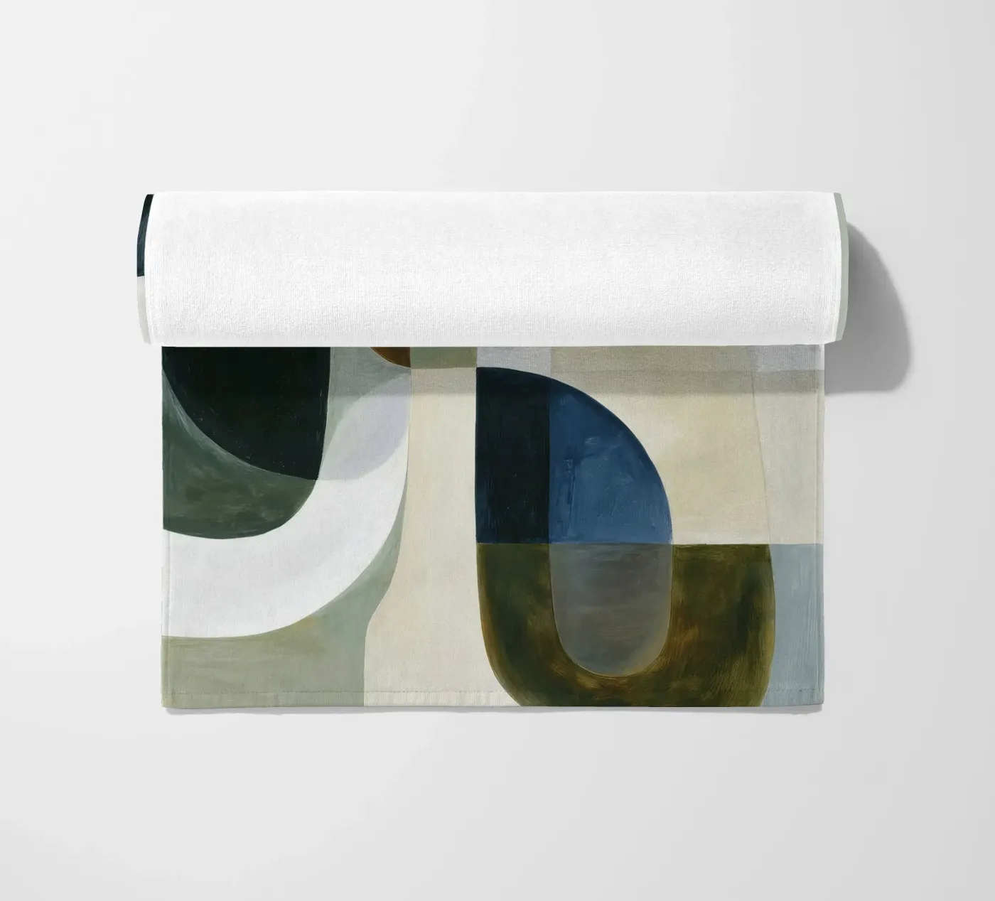 Abstrakte Komposition Strandtuch von Rustic Grace Studio 02