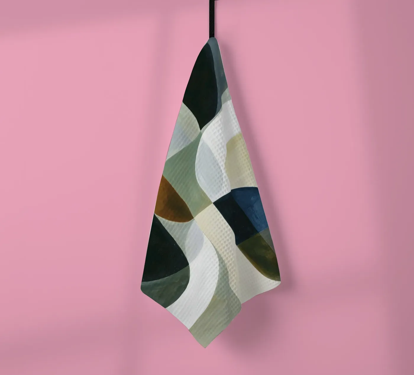 Composition abstraite torchon de Rustic Grace Studio 02