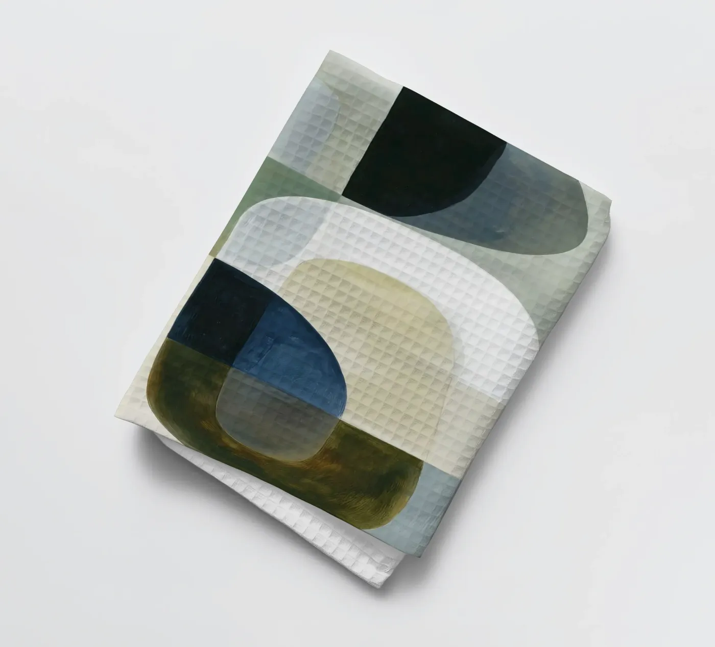 Composition abstraite torchon de Rustic Grace Studio 02