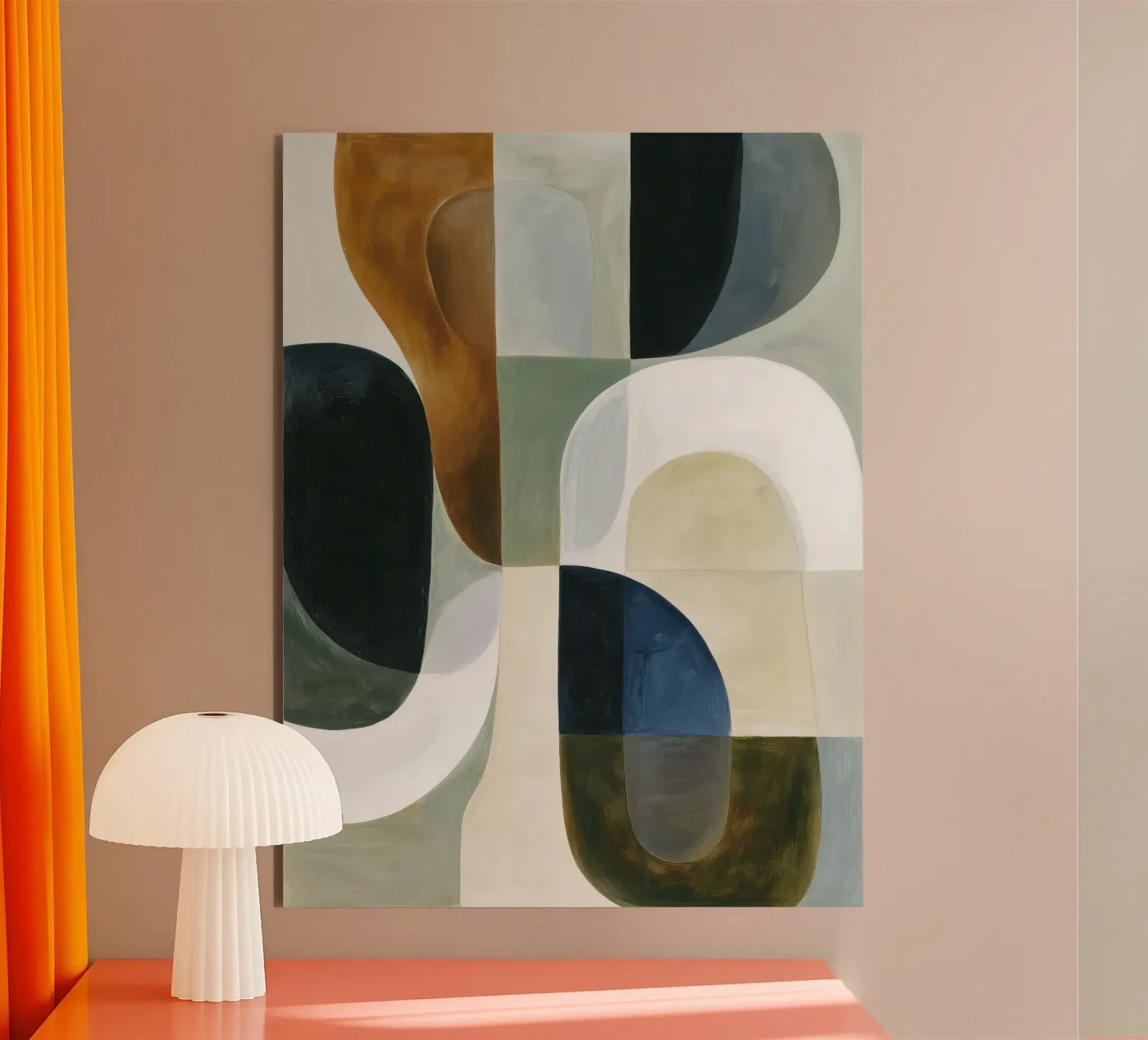 Abstract Composition forex-plaat van Rustic Grace Studio 02