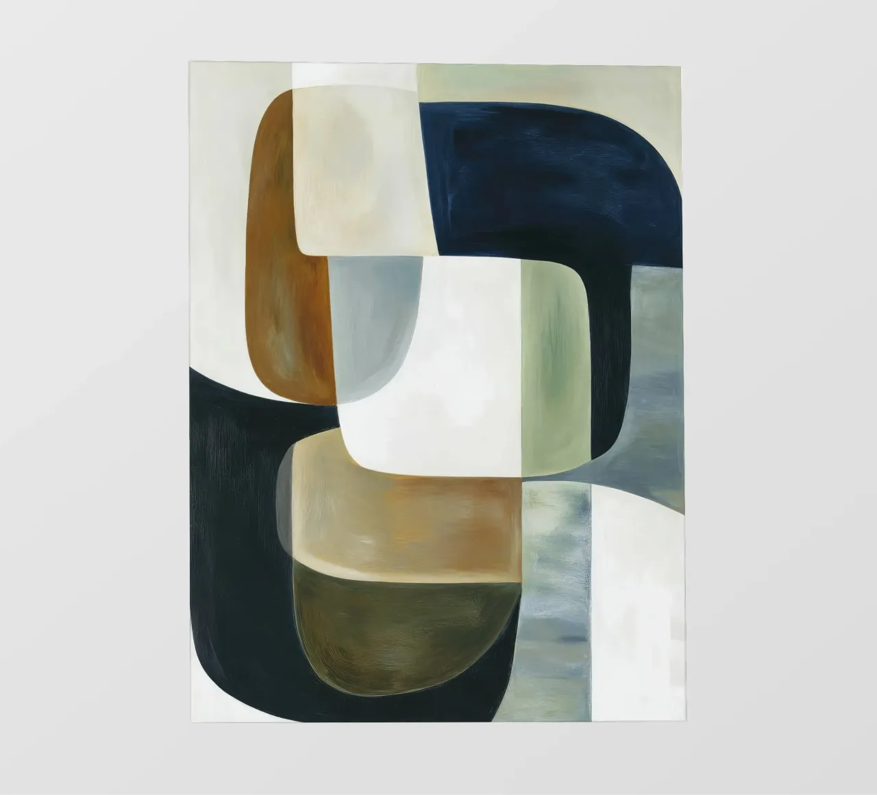 Abstracte compositie fotobehang van Rustic Grace Studio 02