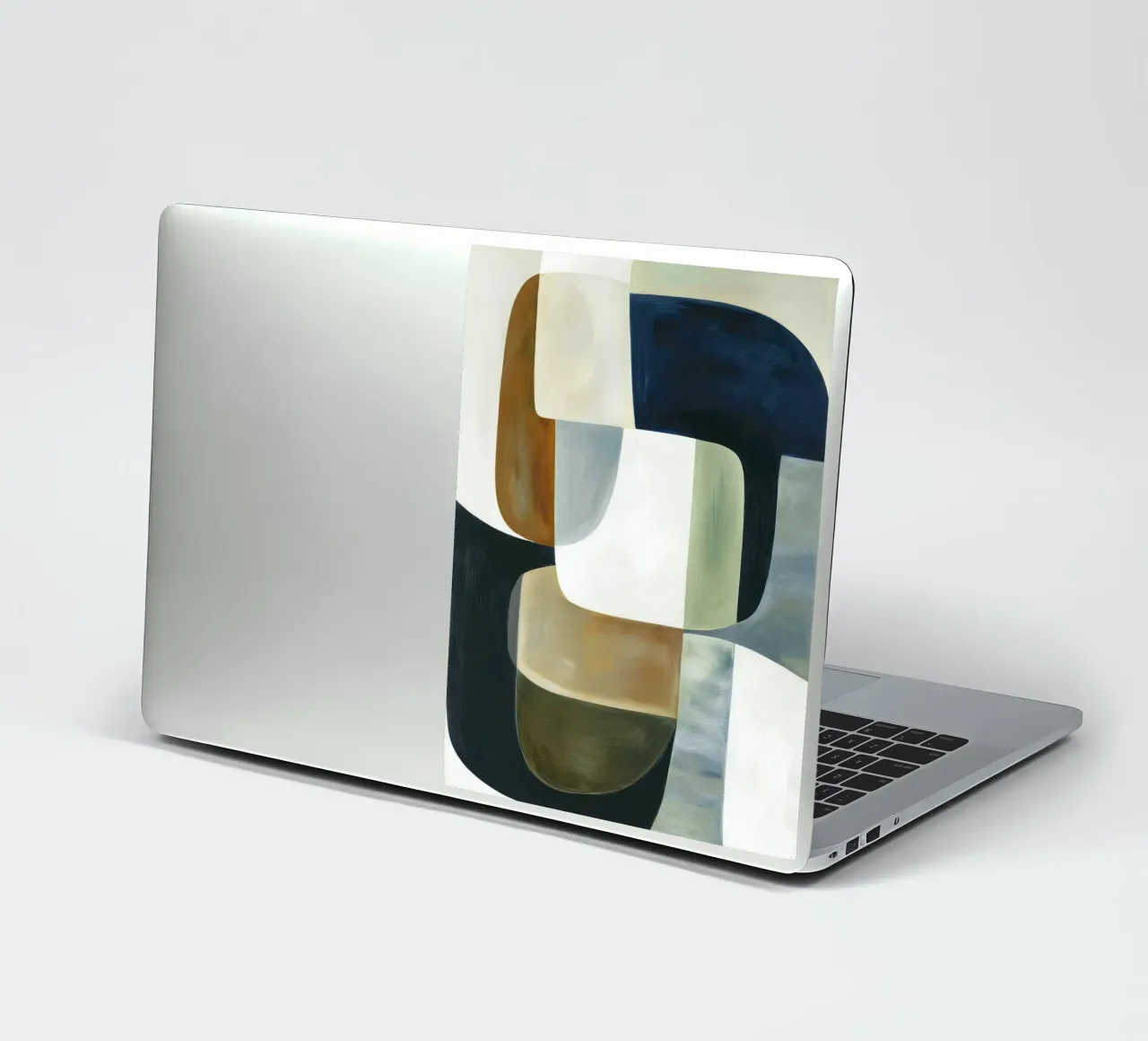 Abstracte compositie sticker van Rustic Grace Studio 02