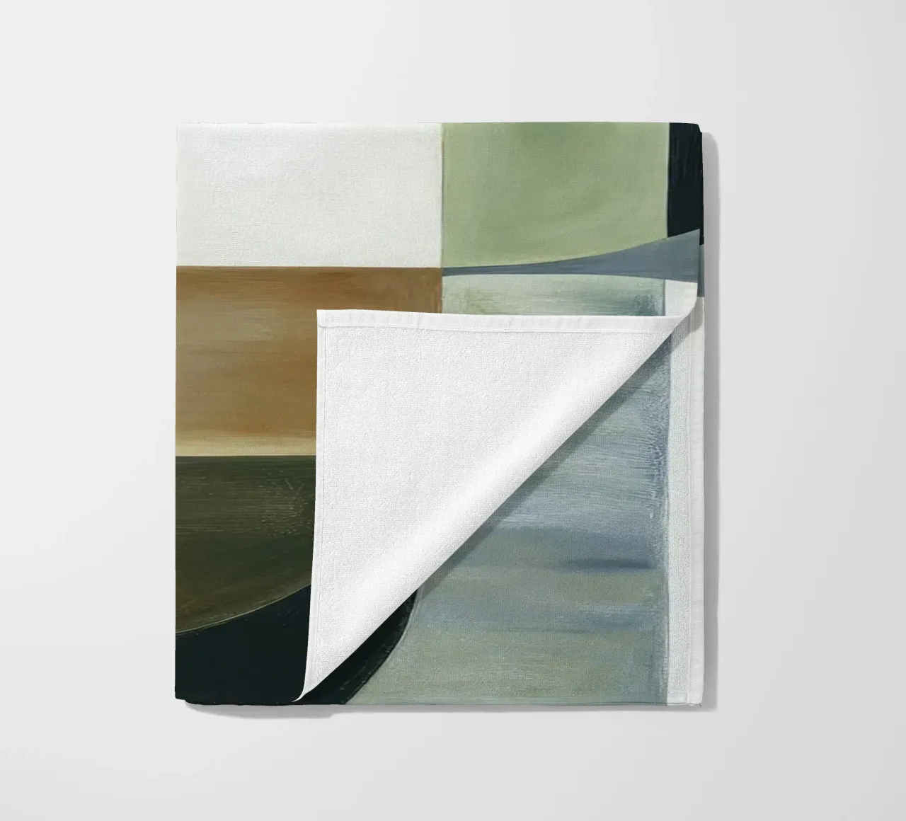 Abstract Composition Strandtuch von Rustic Grace Studio 02