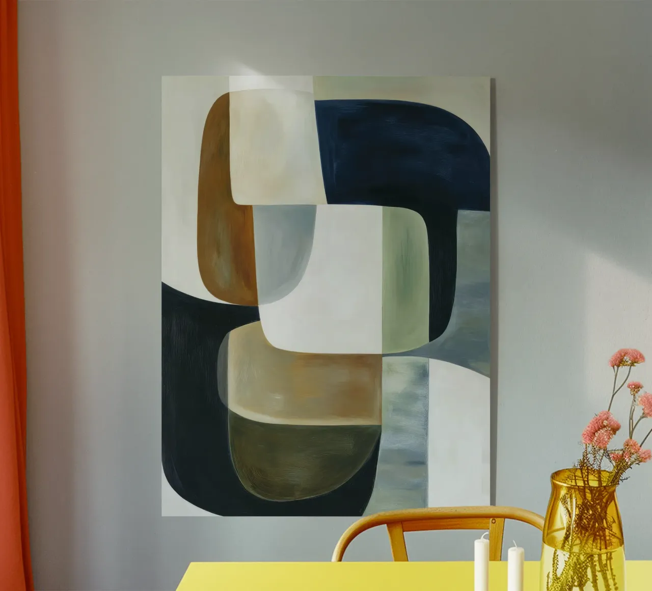 Composition abstraite plexiglas de Rustic Grace Studio 02