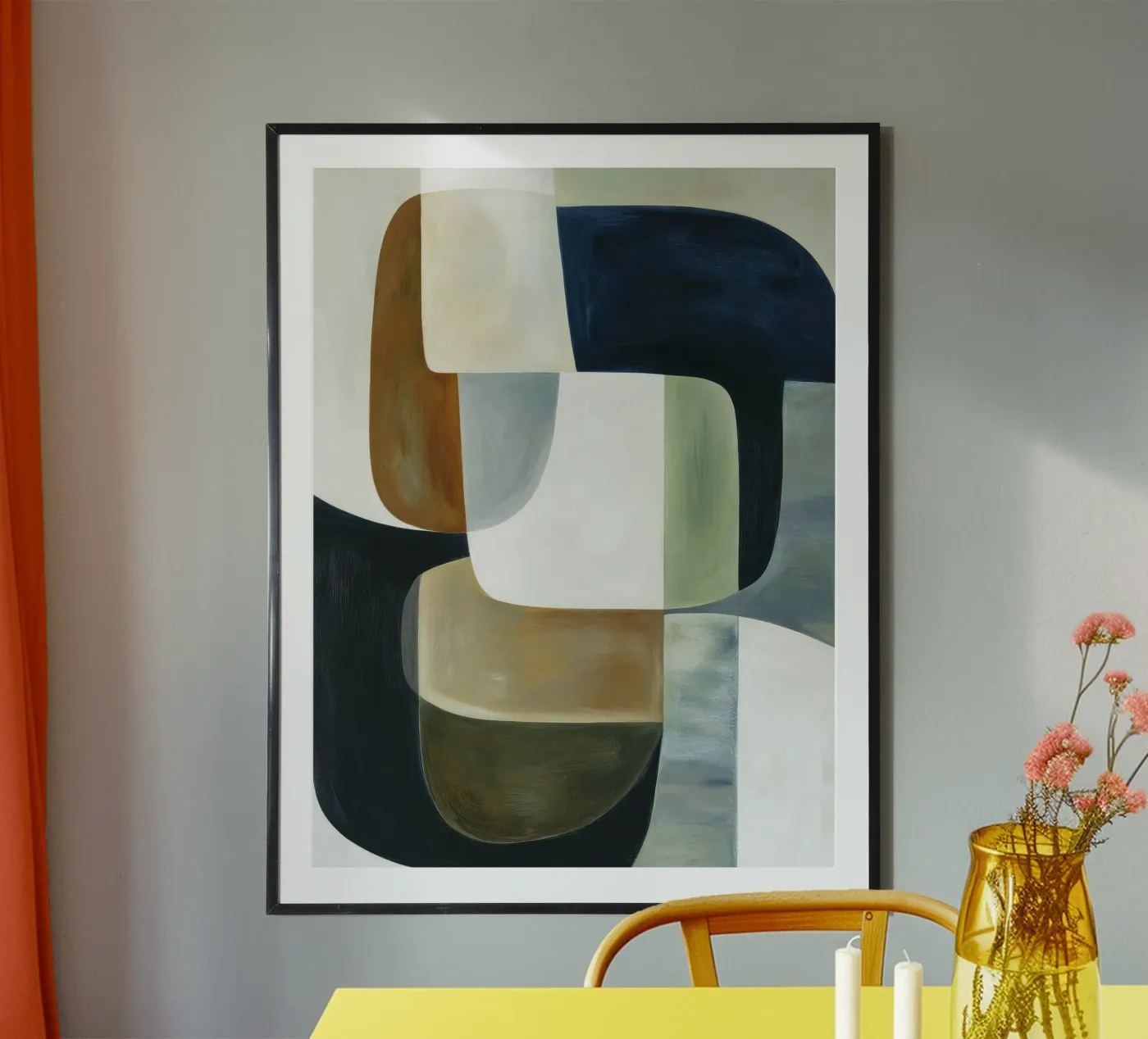 Composition abstraite poster de Rustic Grace Studio 02