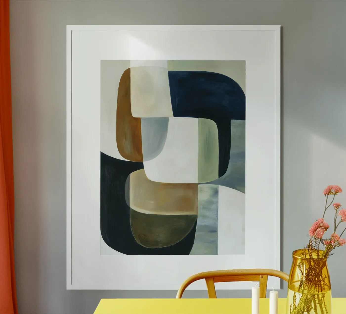 Composition abstraite poster de Rustic Grace Studio 02
