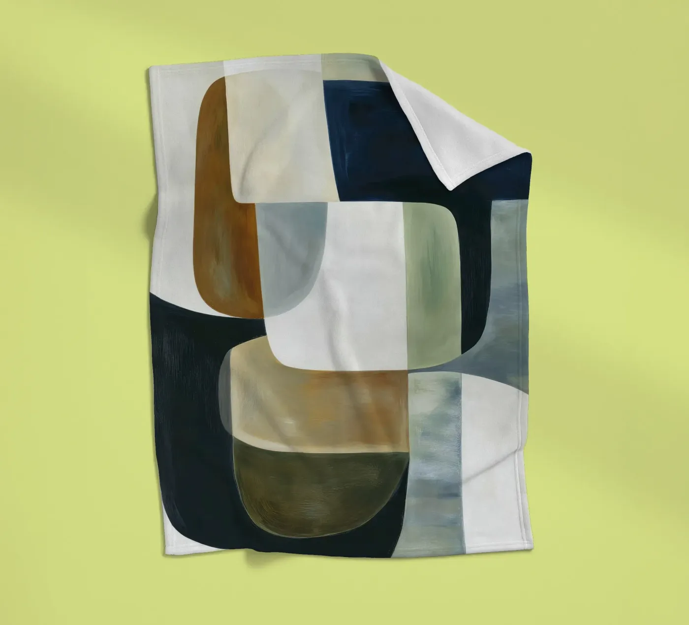 Abstract Composition Fleecedecke von Rustic Grace Studio 02