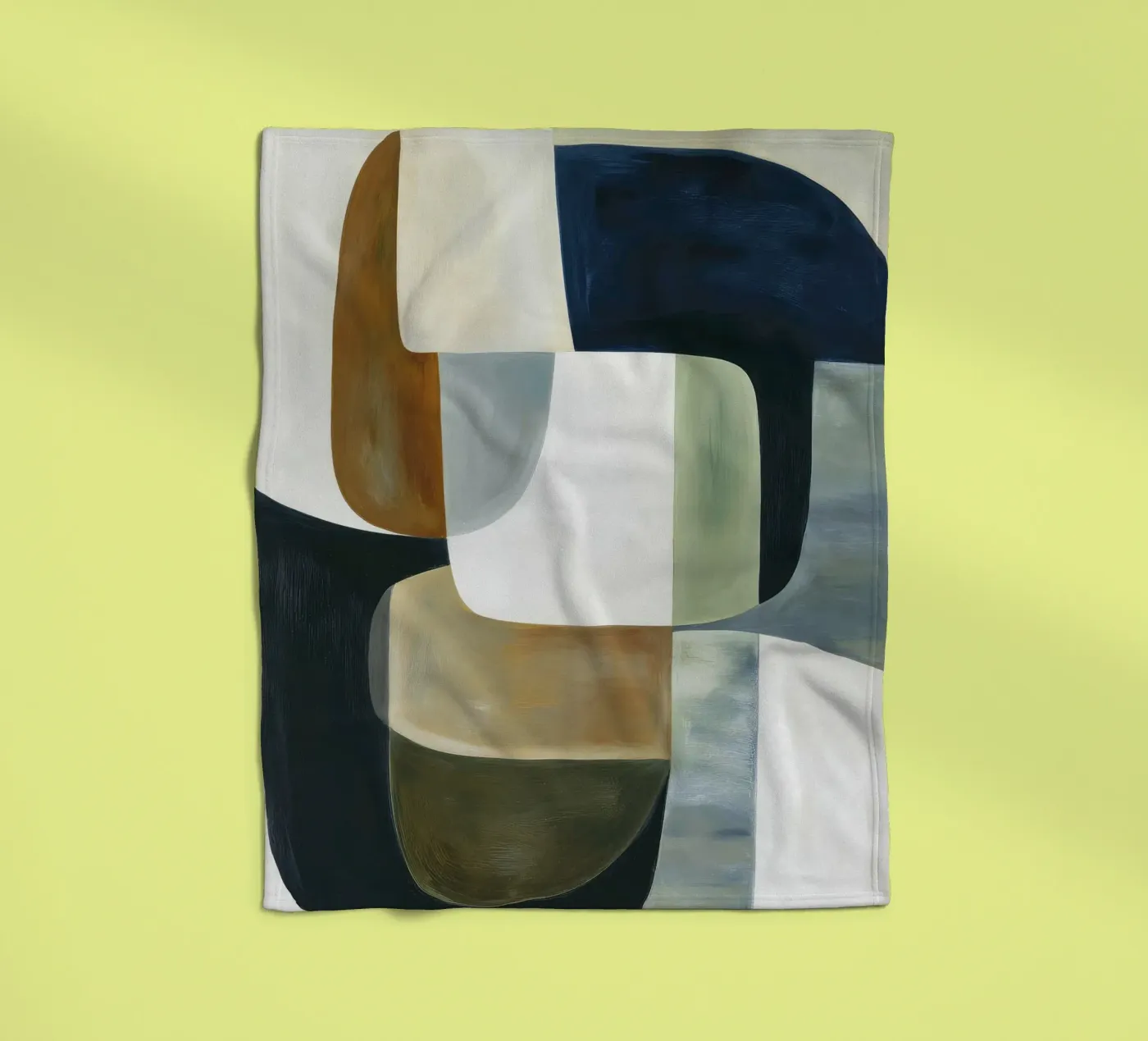Abstract Composition Fleecedecke von Rustic Grace Studio 02