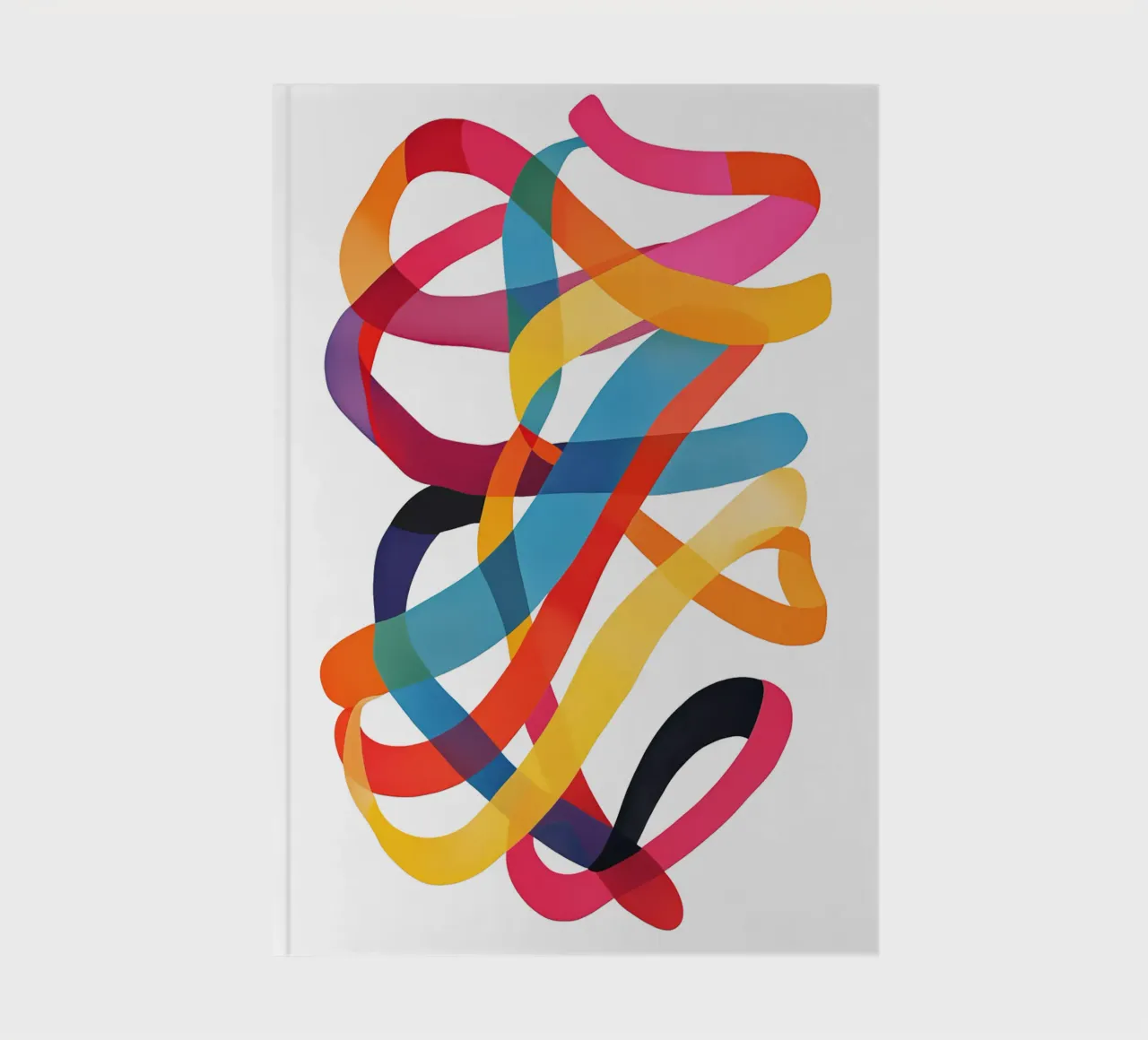 Colour band design | Lightness and dynamism in the room notebook by Autofocus
