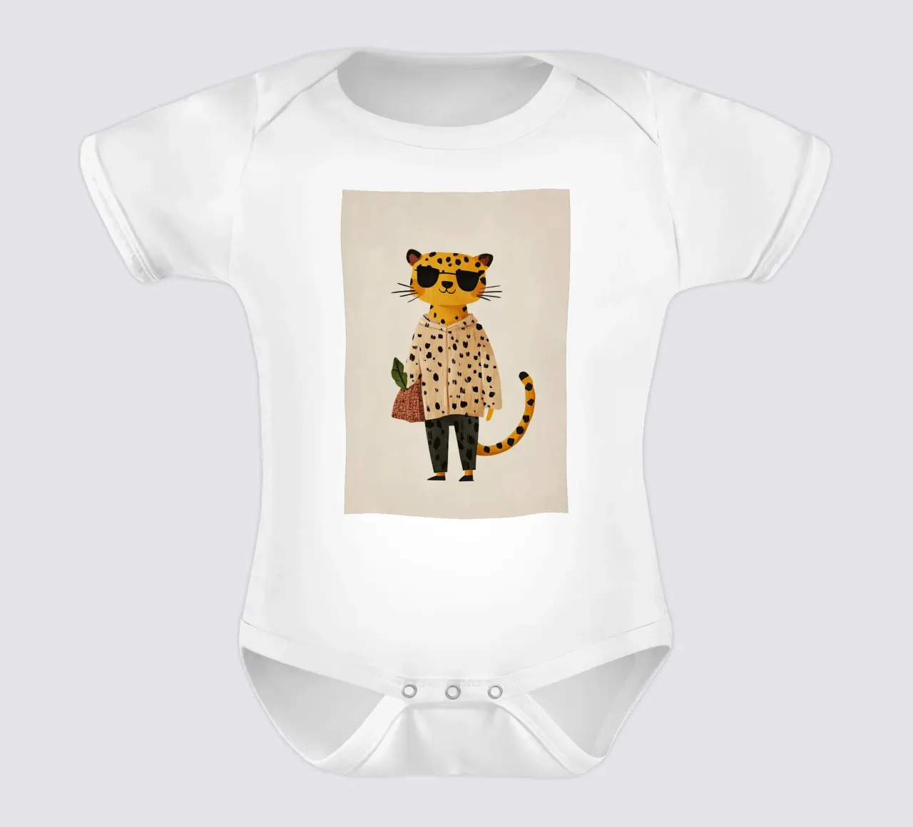 Mode léopard body bébé de Little Art Lab