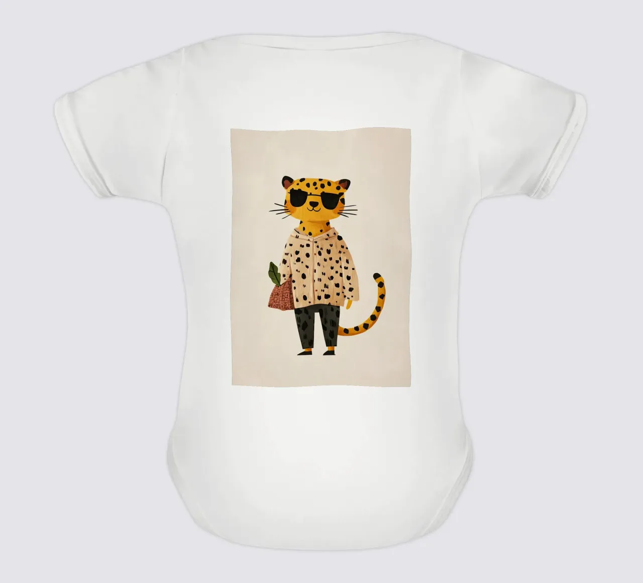 Mode léopard body bébé de Little Art Lab