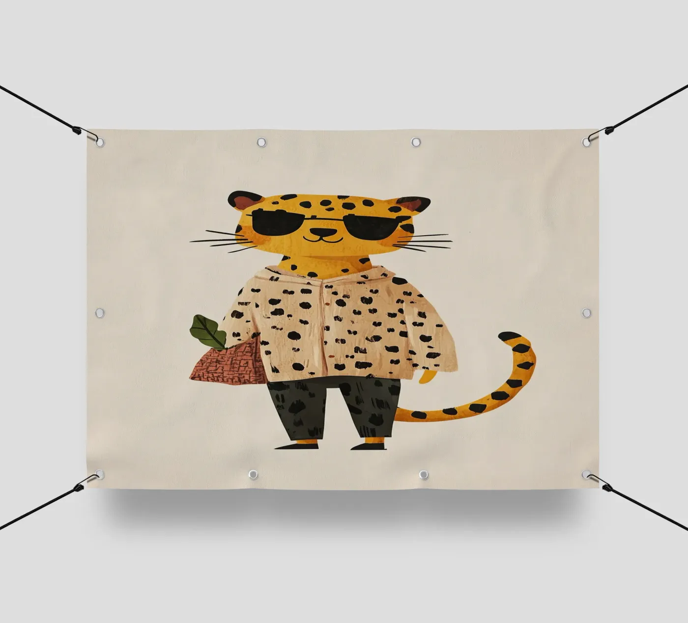 Mode léopard bâche pvc de Little Art Lab