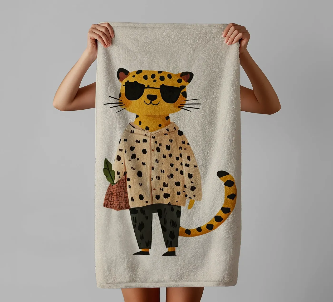 Mode léopard serviette de bain de Little Art Lab