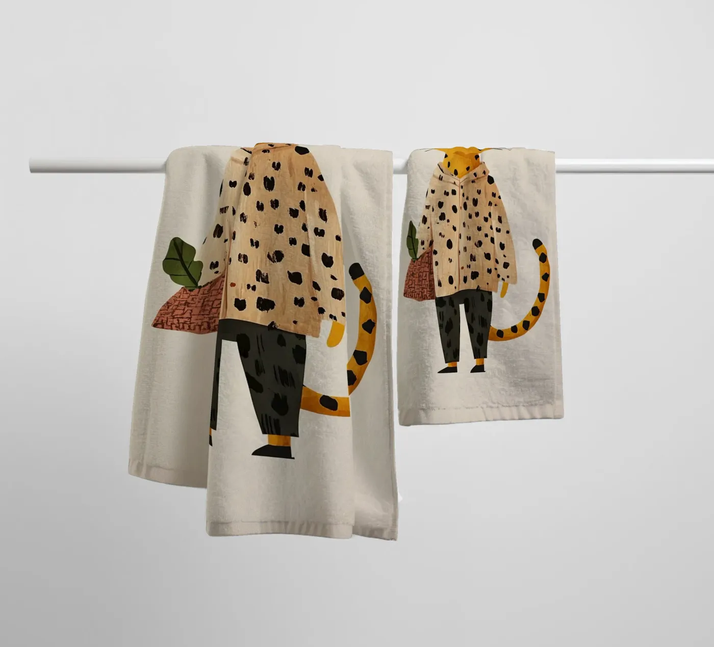 Mode léopard serviette de bain de Little Art Lab