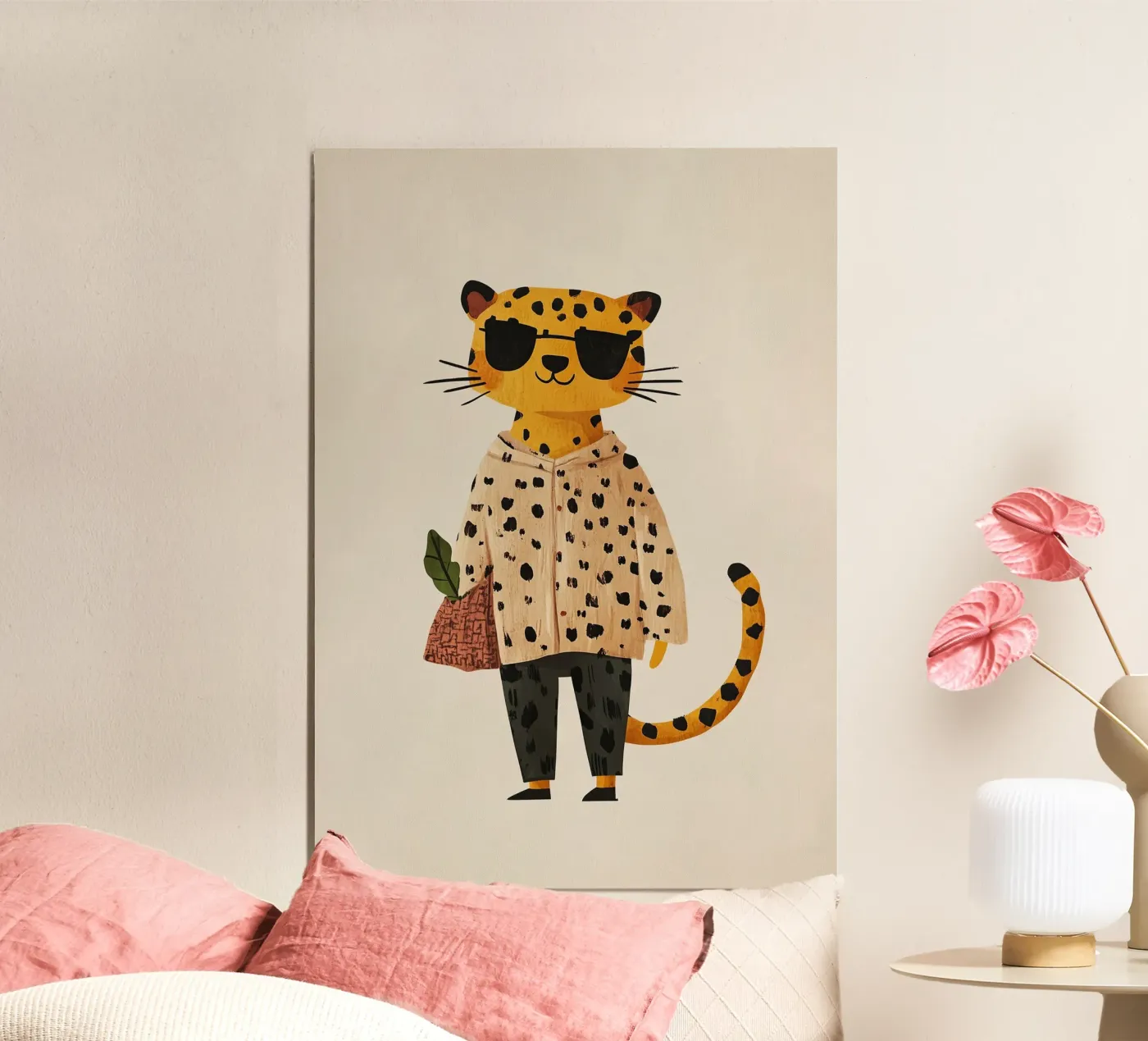 Fashion leopard poster da Little Art Lab