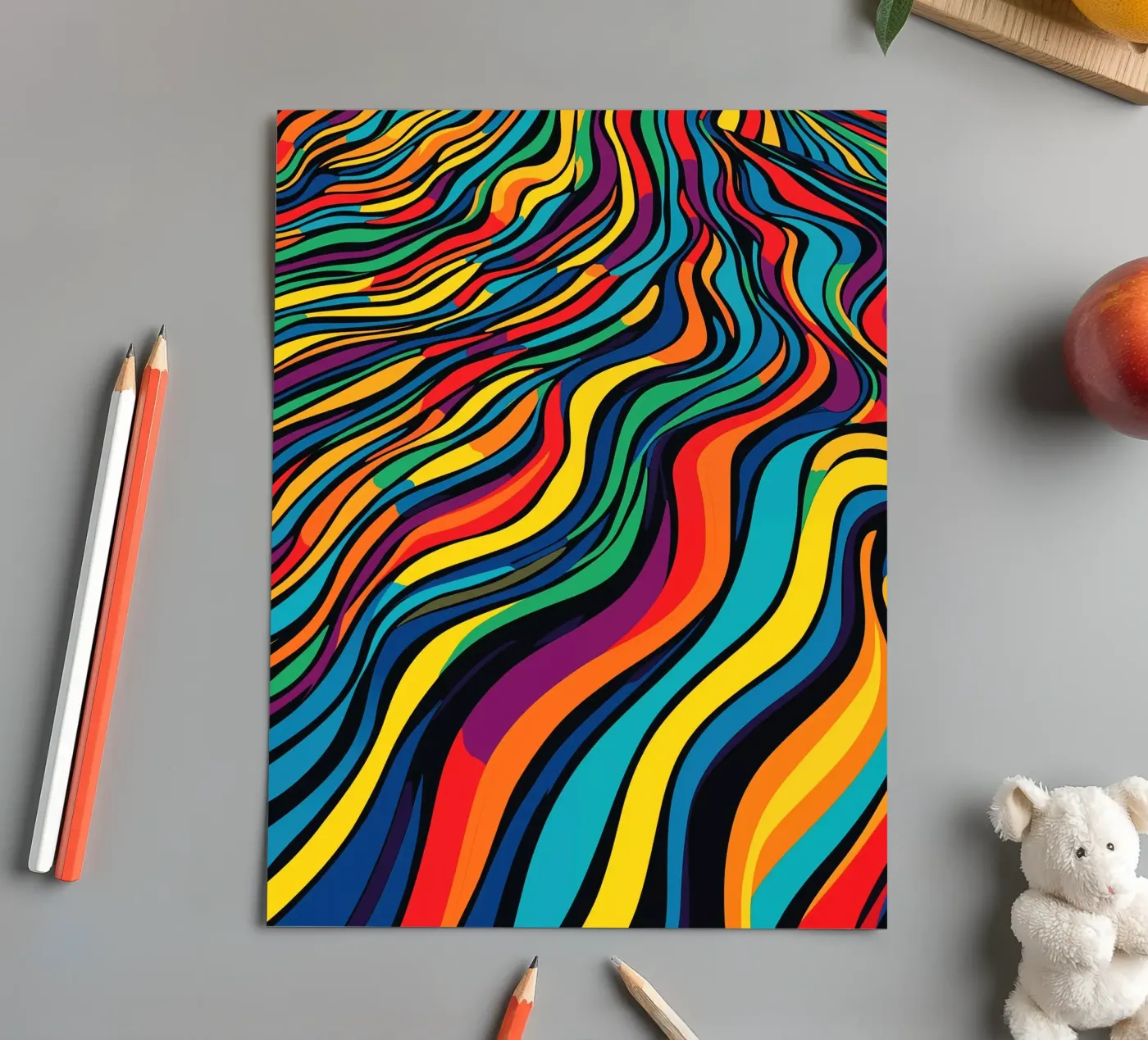 Optical Illusion Stripes Pattern sticker sheet by Autofocus