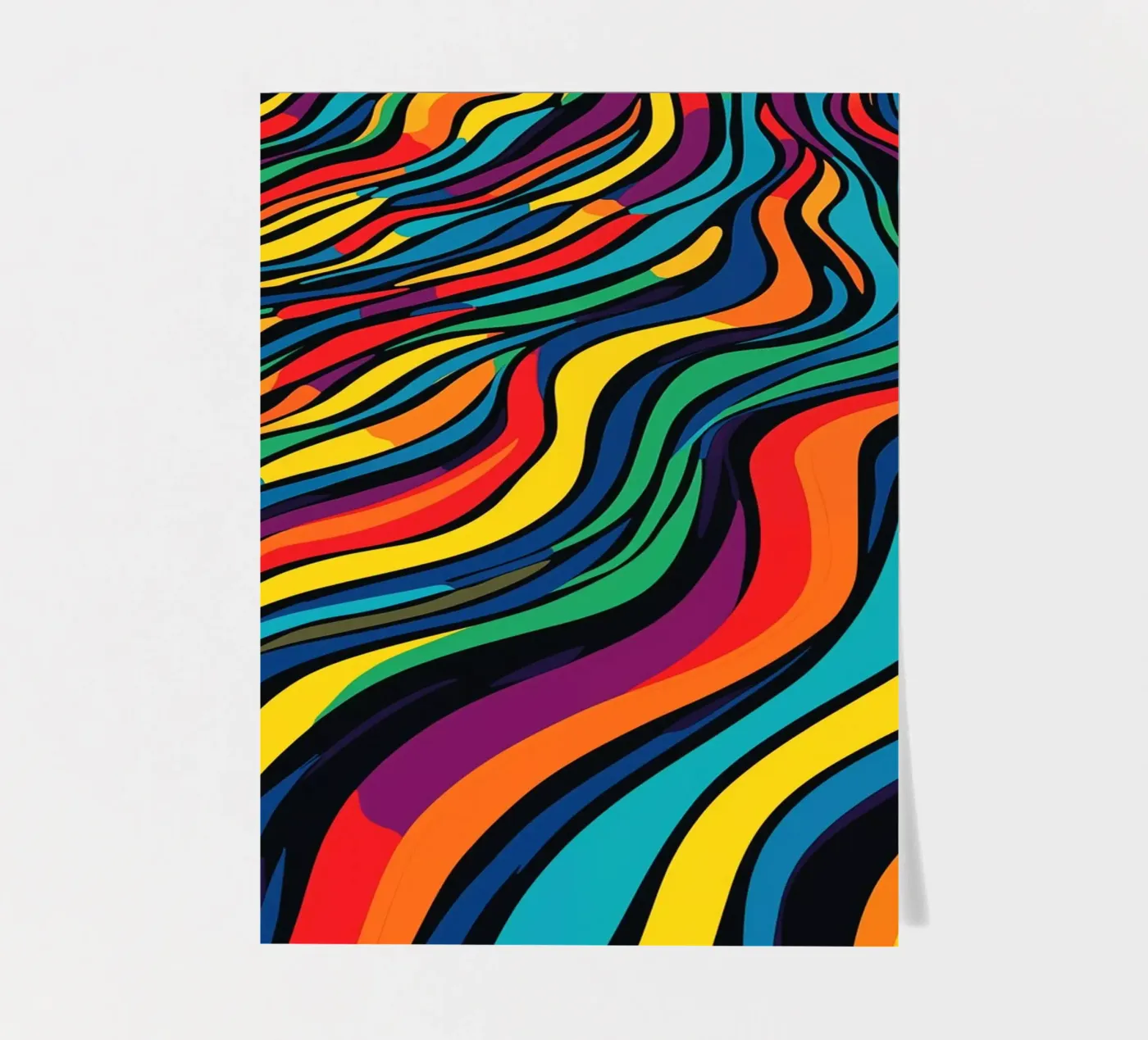 Optical Illusion Stripes Pattern sticker sheet by Autofocus