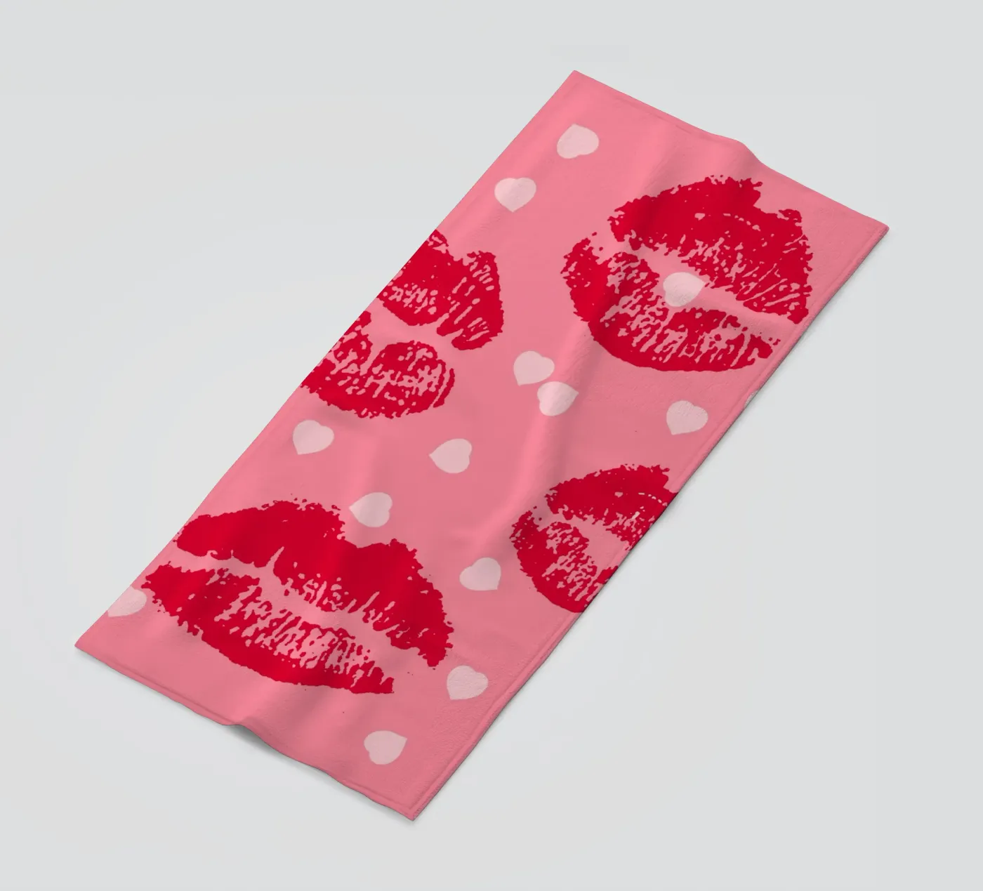 kisses beach towel by meikekohls