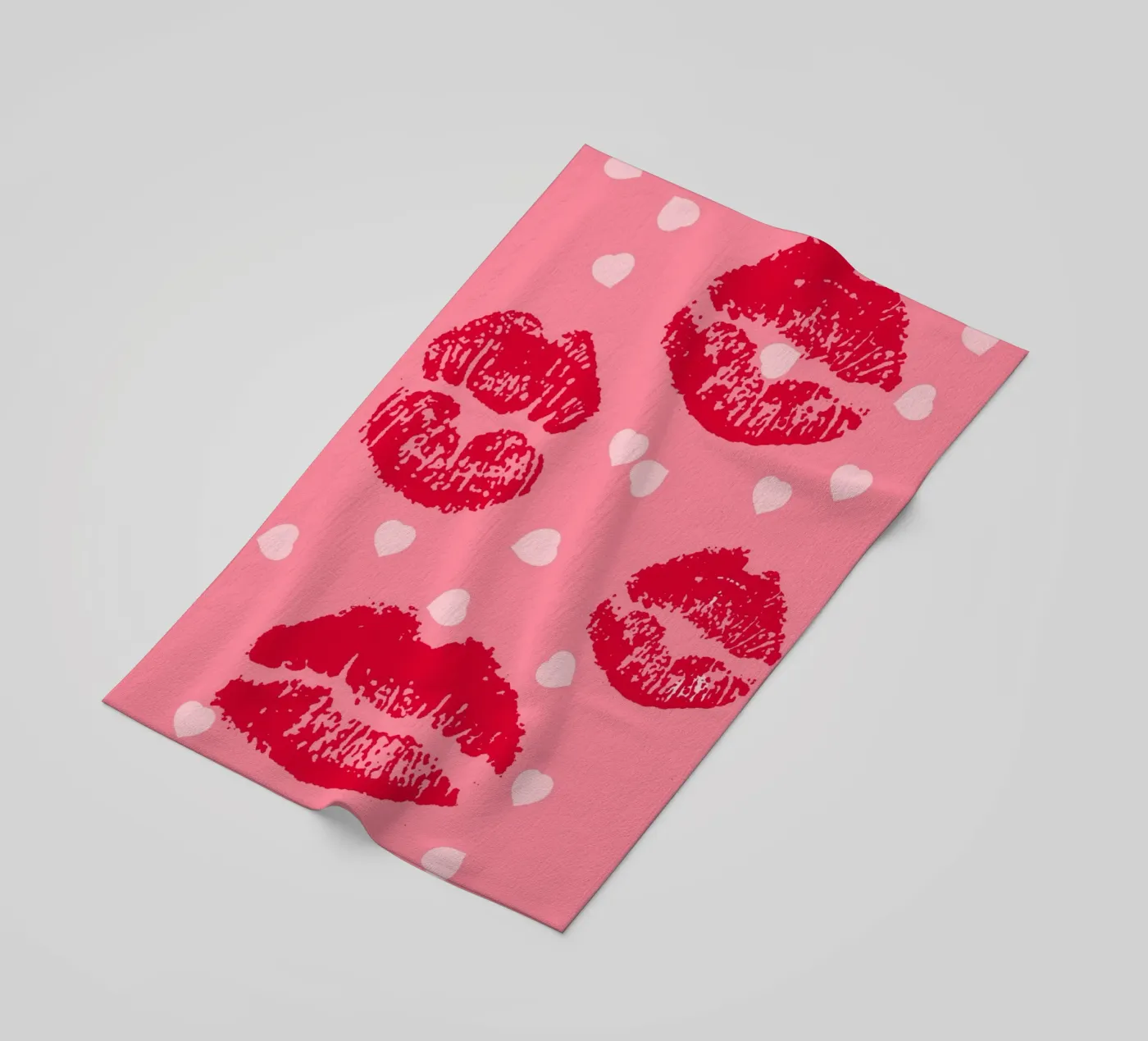 kisses beach towel by meikekohls