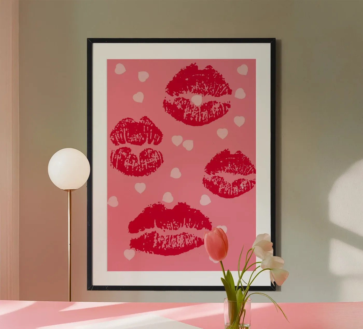 kisses poster by meikekohls