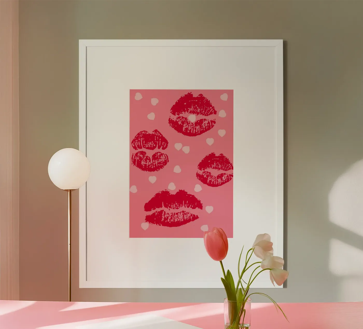 kisses poster by meikekohls