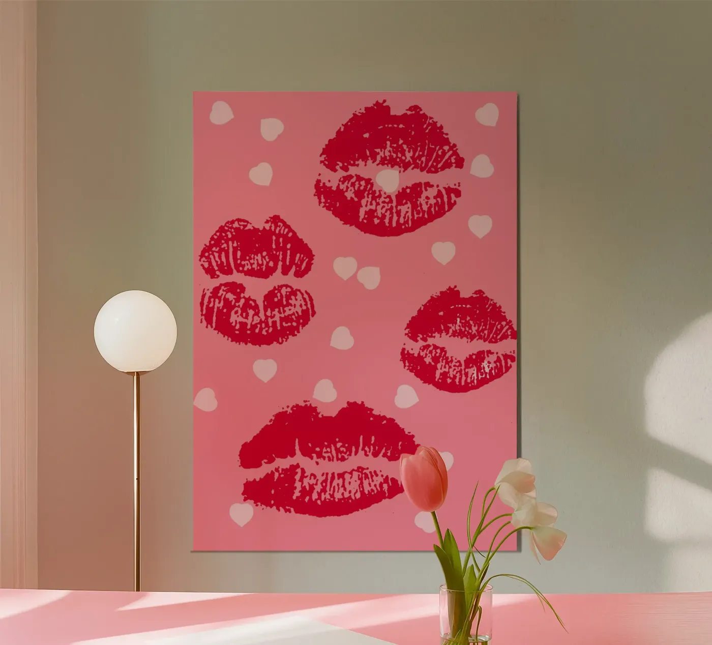 kisses poster by meikekohls
