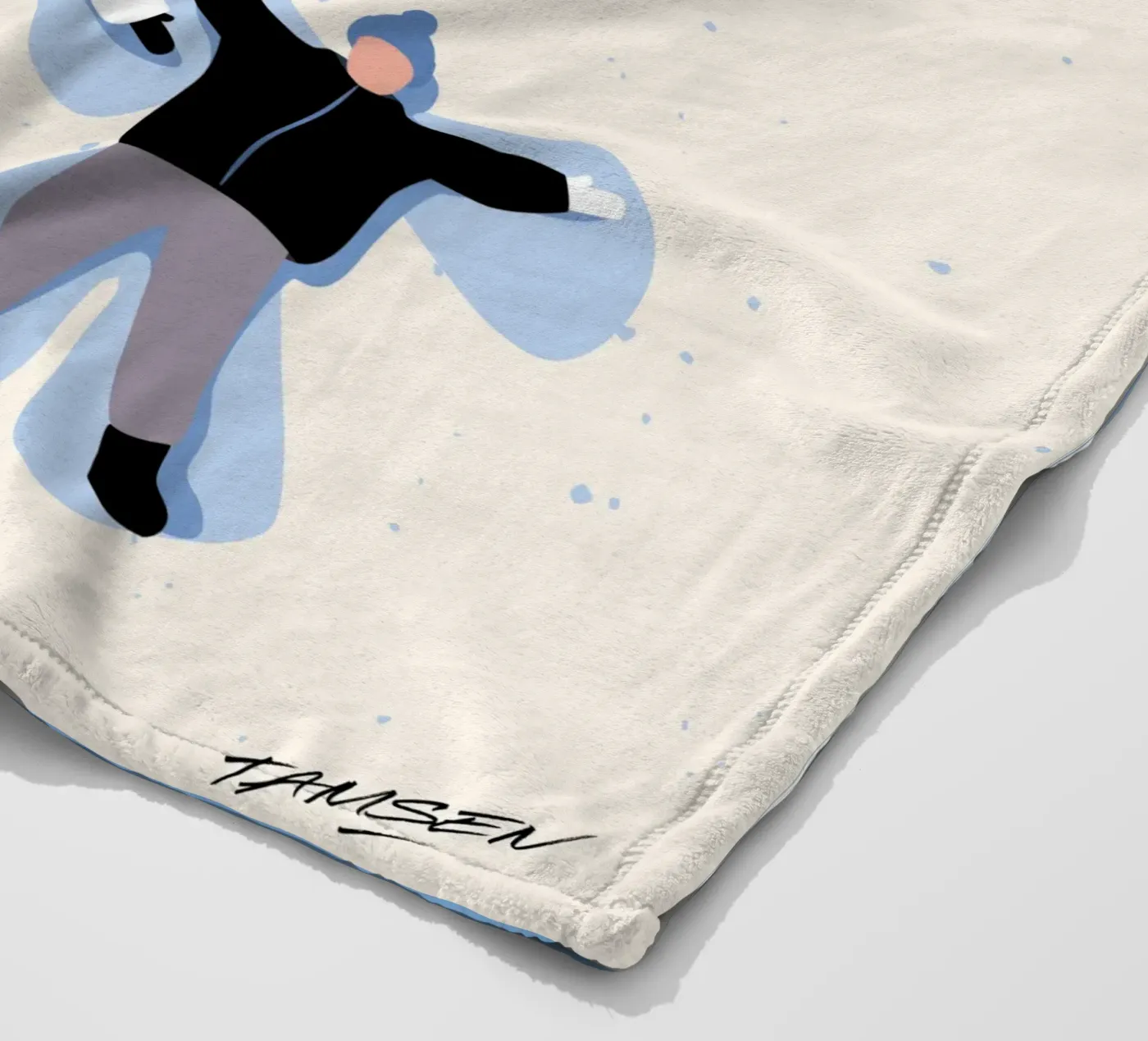 Winter fleece blanket by Tamsen Design