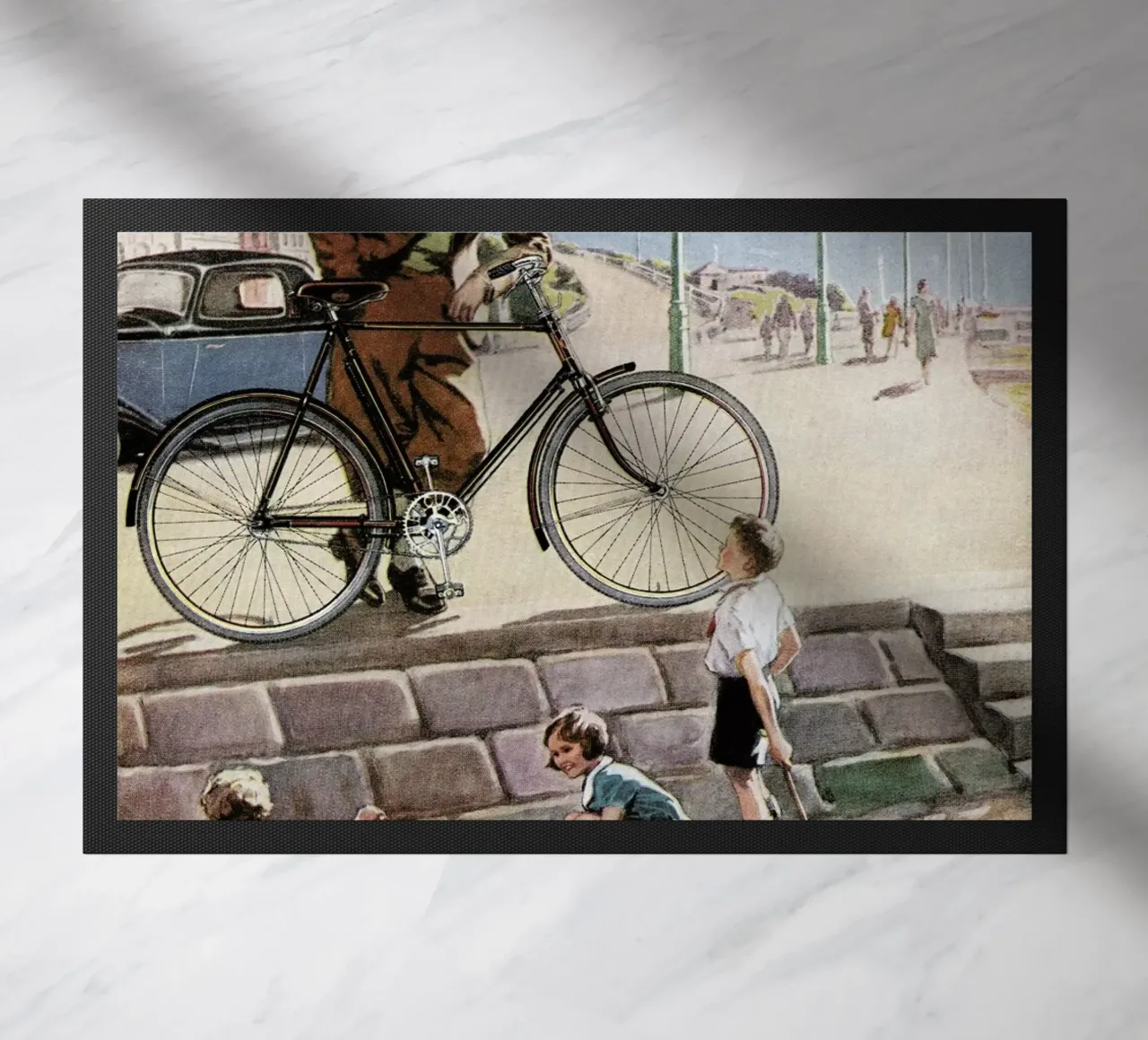 Cycling in The Sand zerbino da Hemingway Design