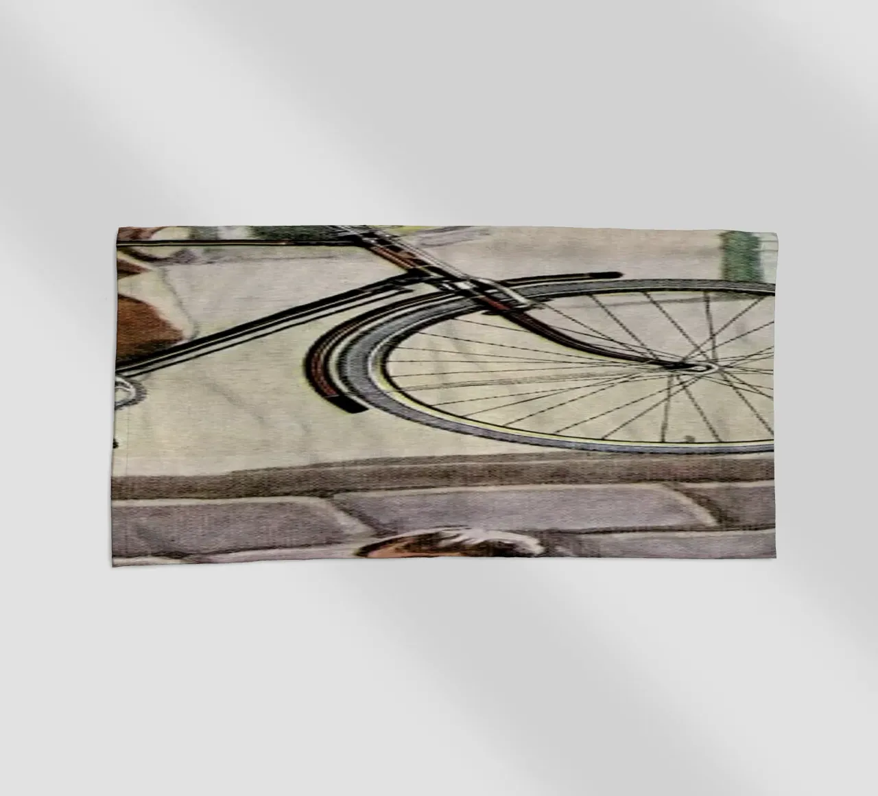 Cycling in The Sand telo mare da Hemingway Design