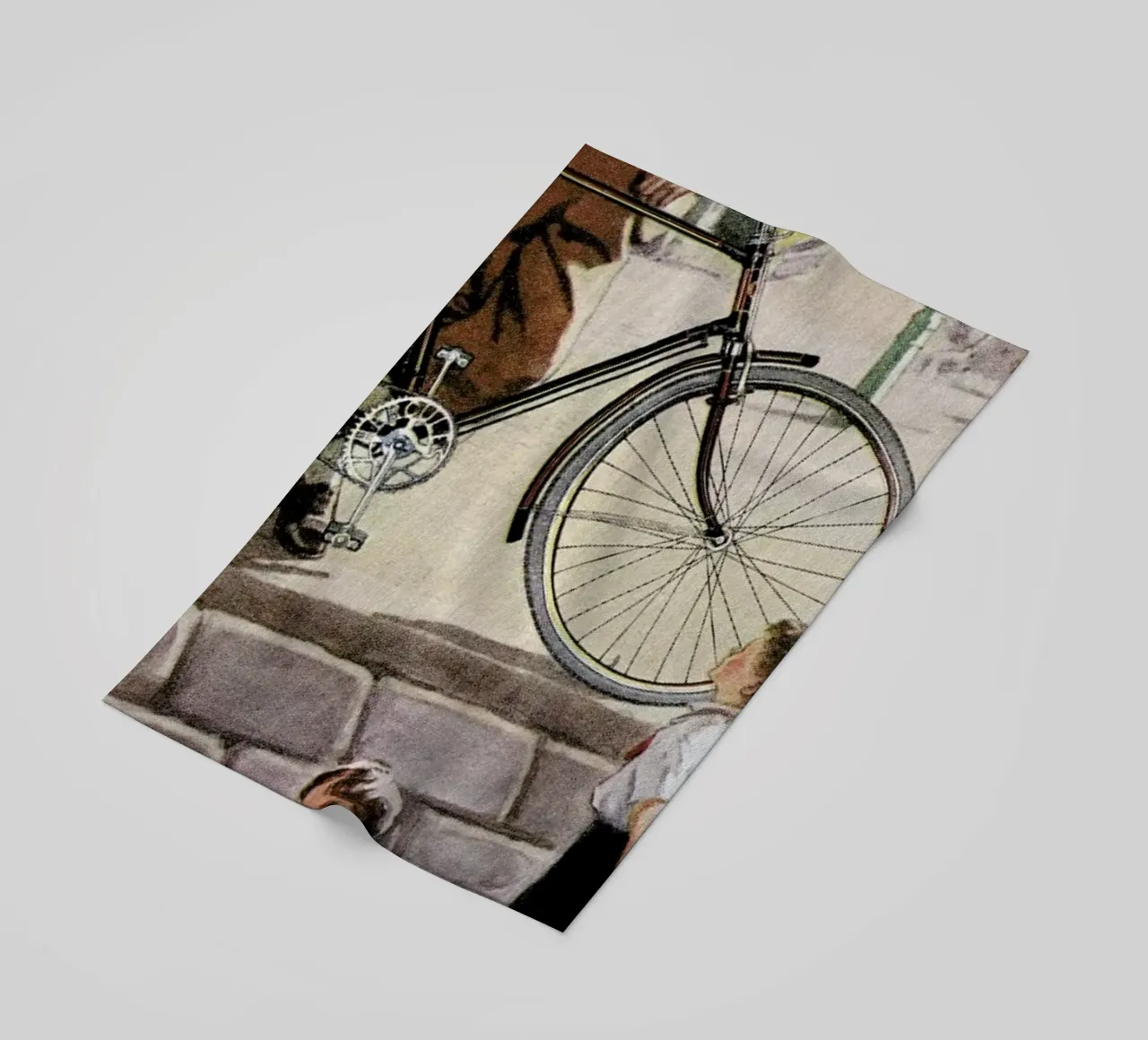 Cycling in The Sand telo mare da Hemingway Design
