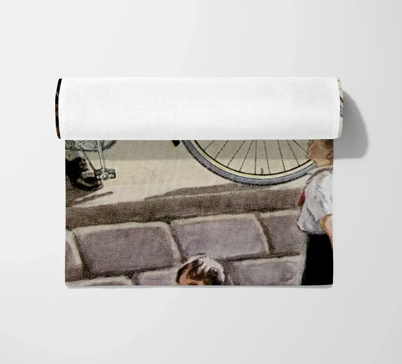 Cycling in The Sand telo mare da Hemingway Design