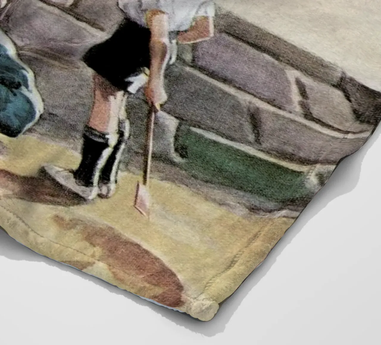Cycling in The Sand coperta in pile da Hemingway Design