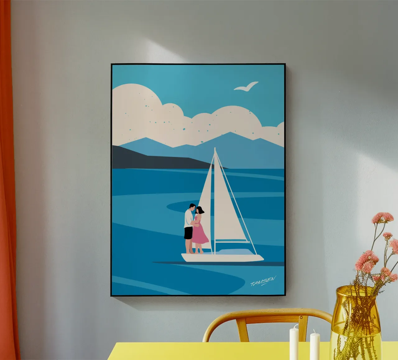 Summer Acryl-Glas von Tamsen Design