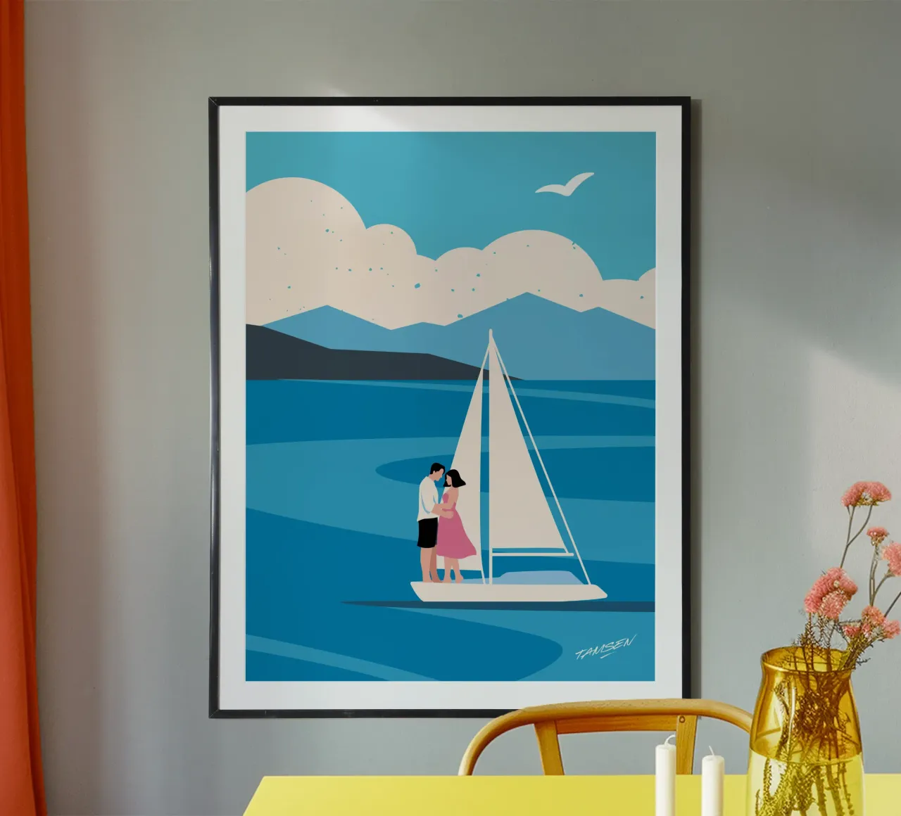 Summer poster by Tamsen Design