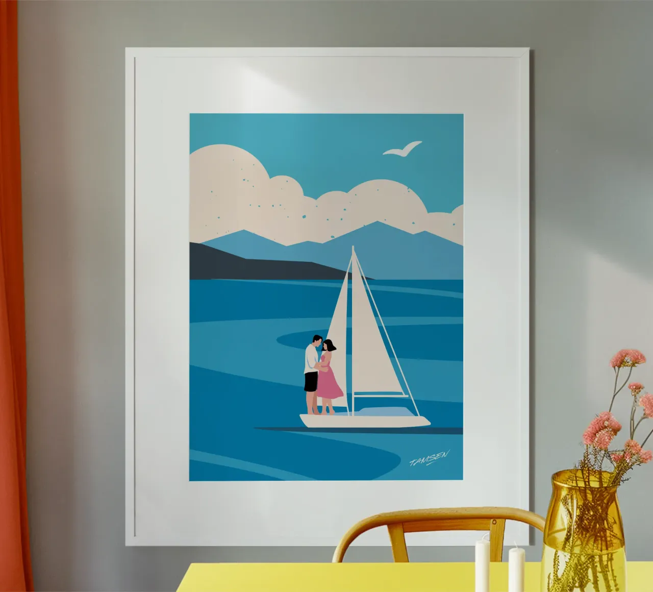 Summer poster by Tamsen Design