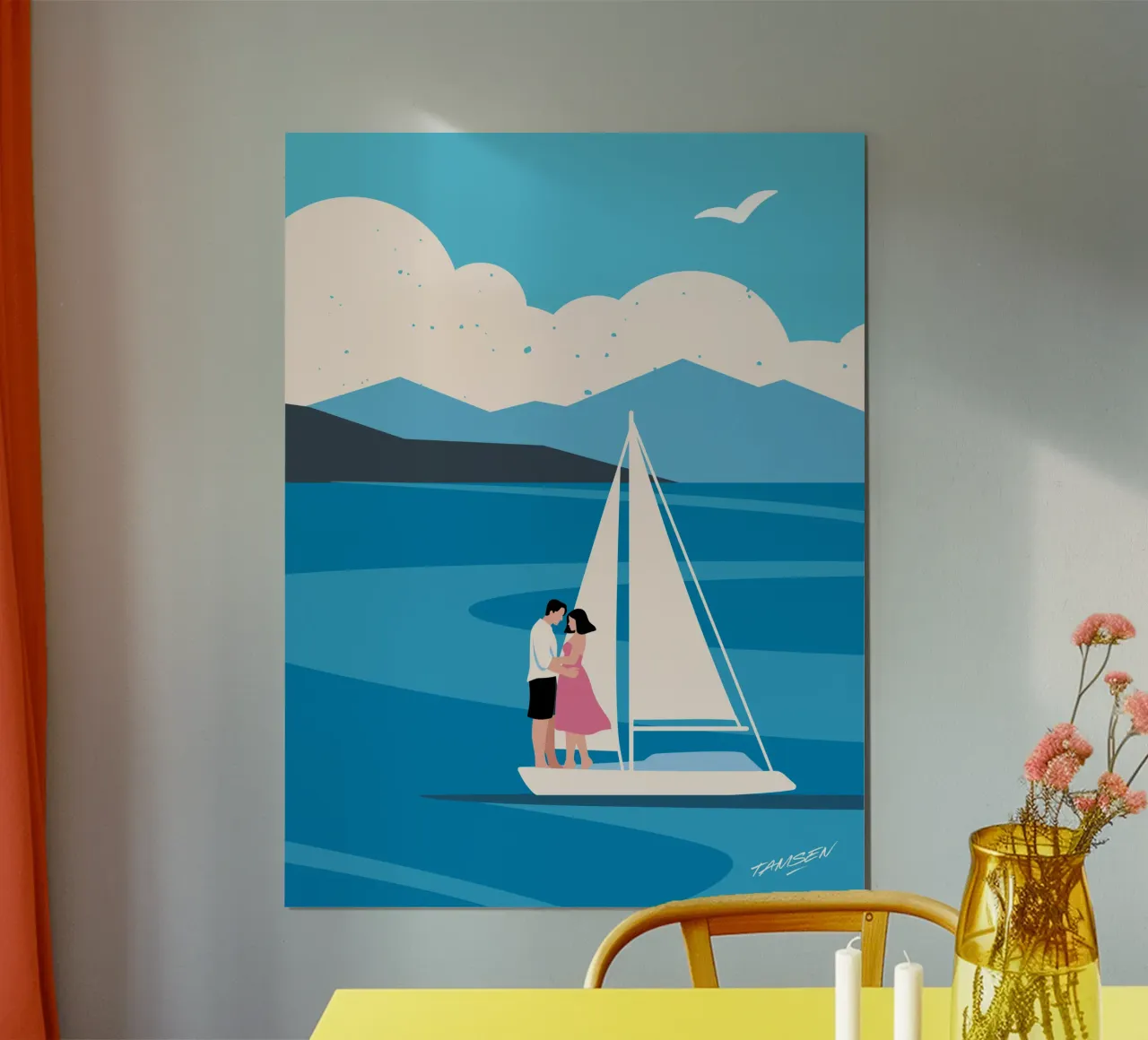 Summer poster by Tamsen Design