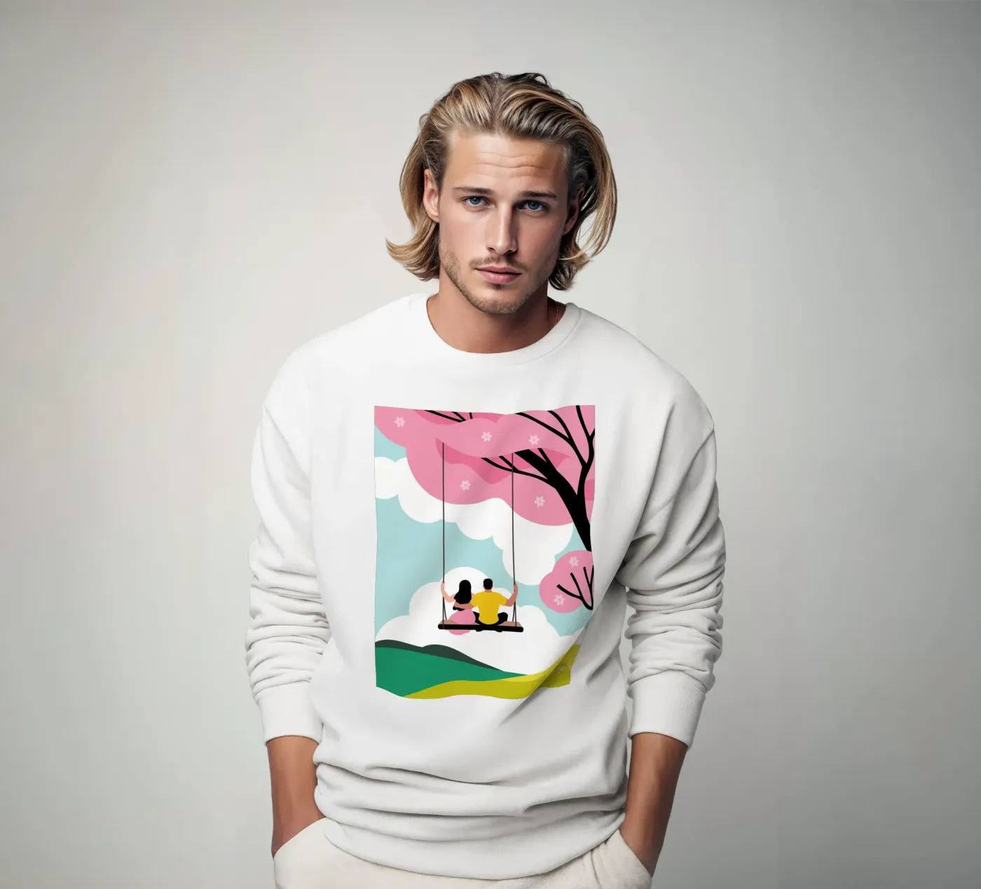 De lente sweatshirt van Tamsen Design