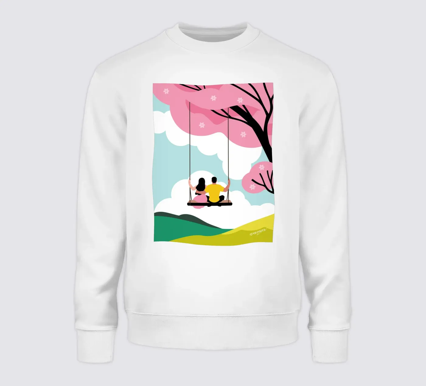 De lente sweatshirt van Tamsen Design