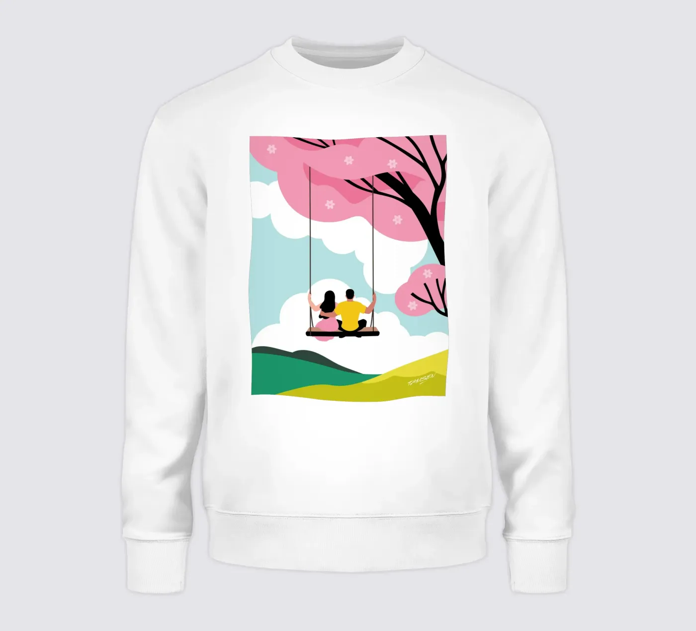 De lente sweatshirt van Tamsen Design