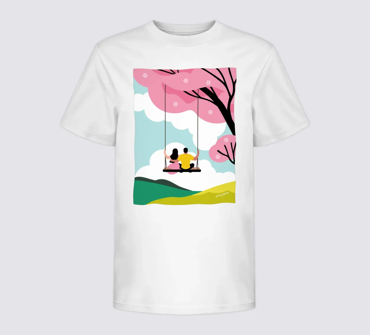 Spring kinder t-shirt van Tamsen Design