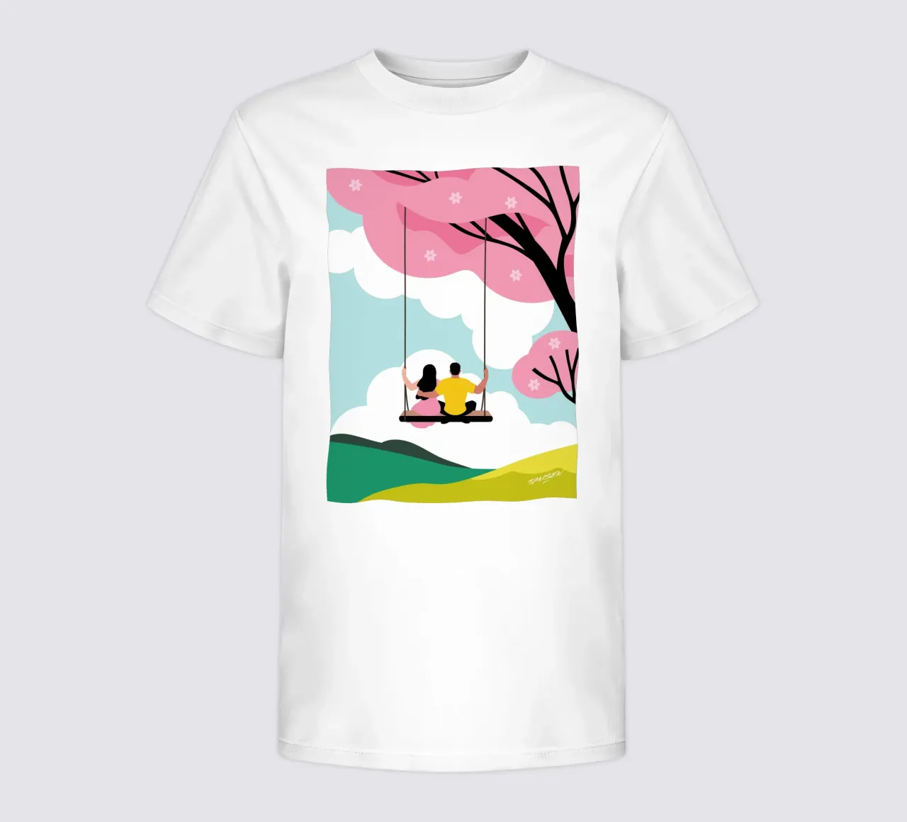 Spring kinder t-shirt van Tamsen Design